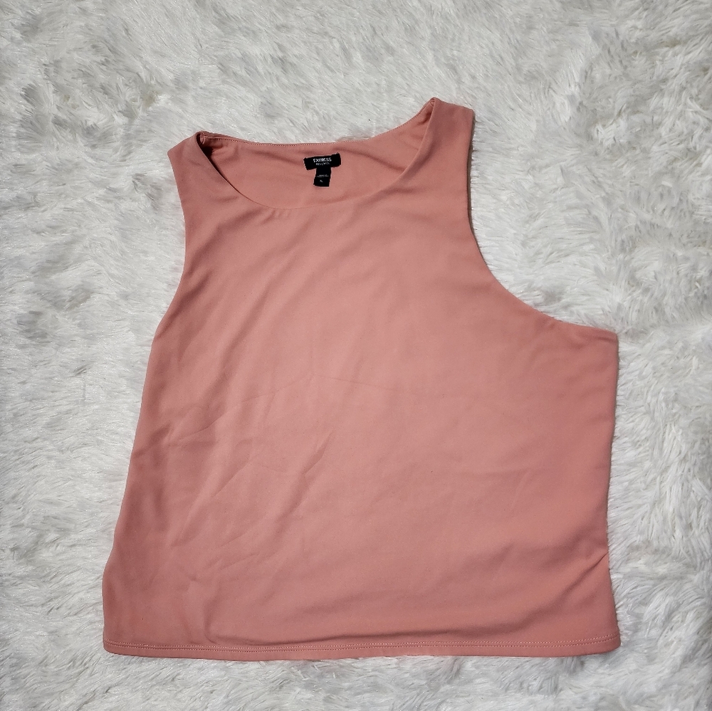 Women's Pink Sleeveless Top